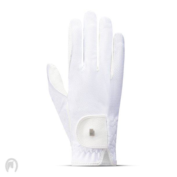 Roeckl Grip Lite Junior Ridehandske Hvid