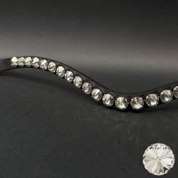 OS Pandebnd Rivoli XL 12mm Silver Shade Sort - Feelgood