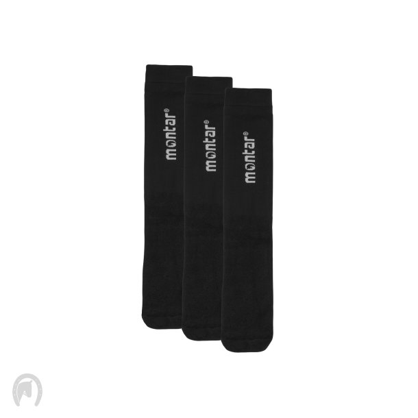 Montar Nylon sock 3 pairs sort