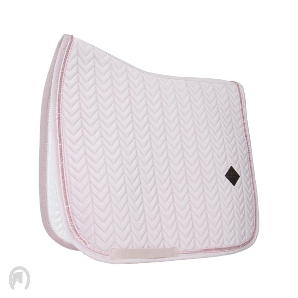 Kentucky Velvet Pearls Dressage Underlag Soft Rose