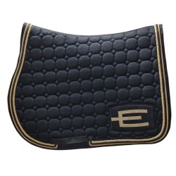 Equiline Octagon Underlag E-Logo Sort/Guld