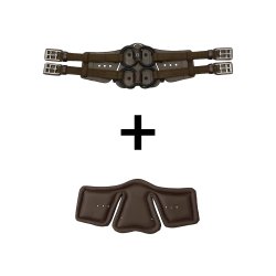 St&uuml;bben Equi-soft Gjord Brun m/Lder (50-150cm)