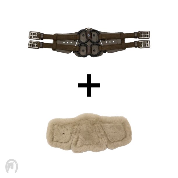 St&uuml;bben Equi-soft Gjord Brun m/Natur Lam (50-150cm)