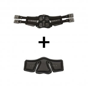 Stbben Equi-soft Gjord Sort m/Sort Lder (50-150cm)