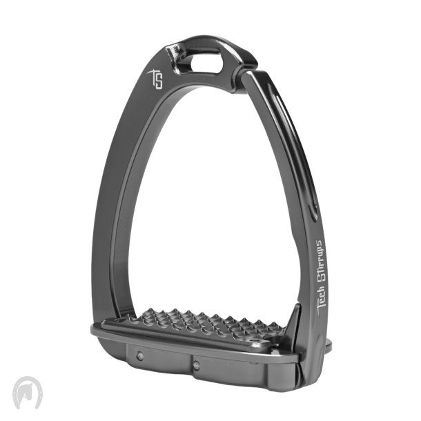 Tech Stirrups Venice Dressage Sloped Titanium 12cm