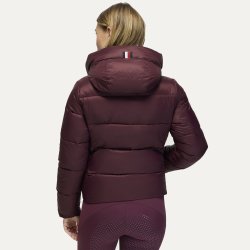 Tommy Hilfiger AW26/27 Glendale Puffer Jakke Burgundy