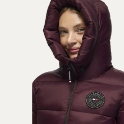 Tommy Hilfiger AW26/27 Glendale Puffer Jakke Burgundy