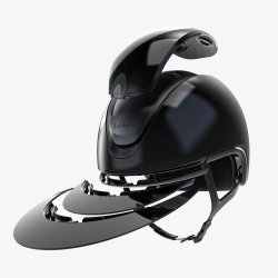 LeMieux Verv Ridehjelm Glossy Sort