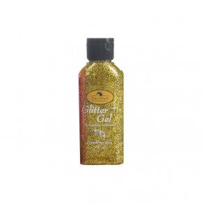 Top Finish Glitter Gel 100ml Guld