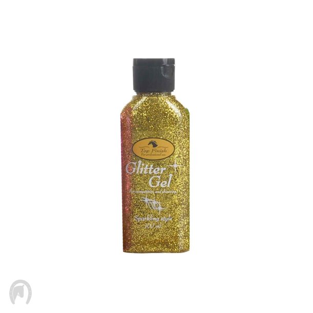 Top Finish Glitter Gel 100ml Guld