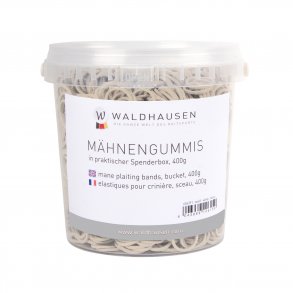 Waldhausen Elastikker i Spand Hvid (400g)