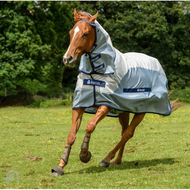 Bucas Buzz-off rain Silver/blue