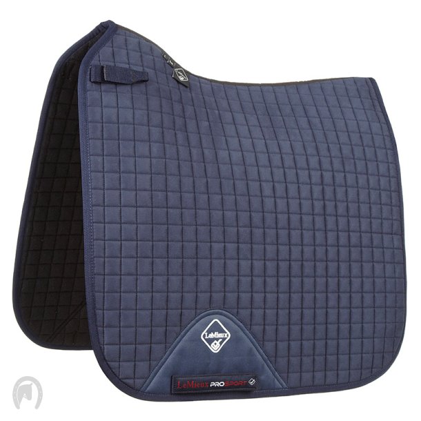 Lemieux ProSport Suede Dressage Square Underlag - Navy