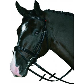 Horse Guard trense komplet m/ griptjle (Sort)